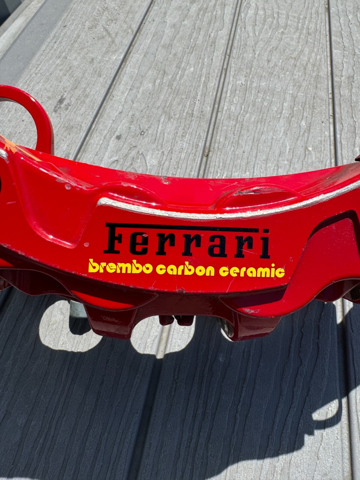 Ferrari 488 Brake Caliper OEM Red