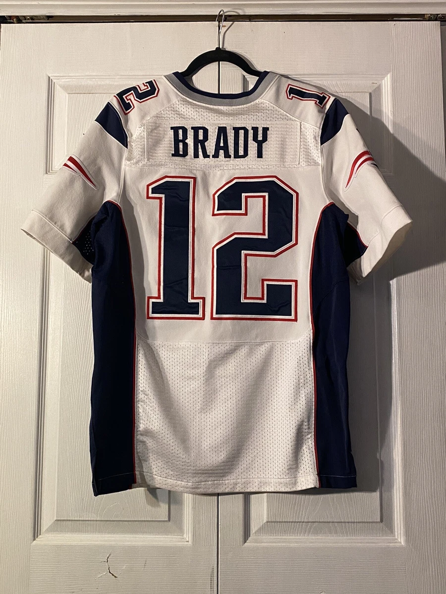 Tom Brady new England Patriots Nike Elite Men's football jersey (White