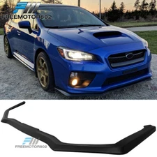 Fits 15-21 Subaru WRX STI HD Style PU Front Bumper Lip Splitter Spoiler