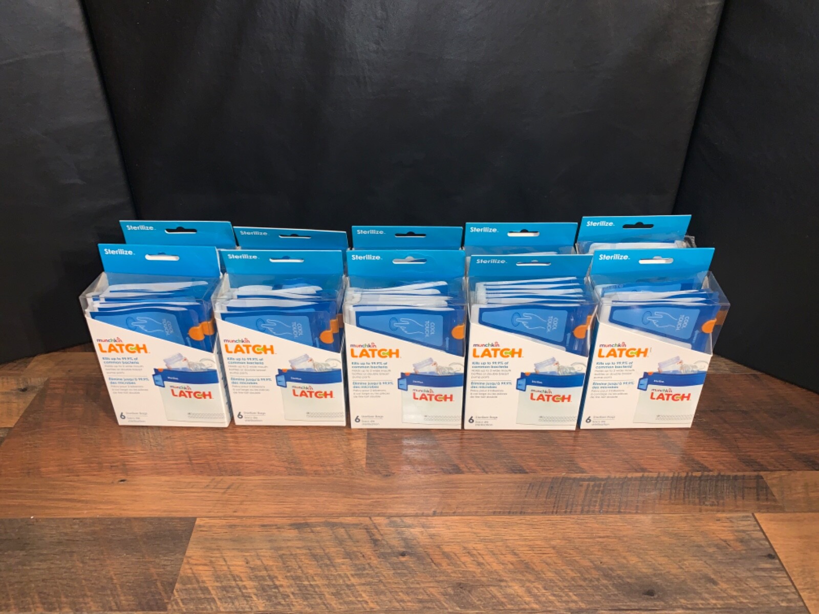 Munchkin Latch Sterilizer Bags Lot of 10 boxes