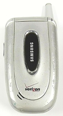 Samsung SCH-A650 - Silver ( Verizon ) Rare Cellular Flip Phone - Extended Life