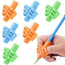 Pencil Grips for Kids 6 Pack Handwriting Posture Correction Special Needs