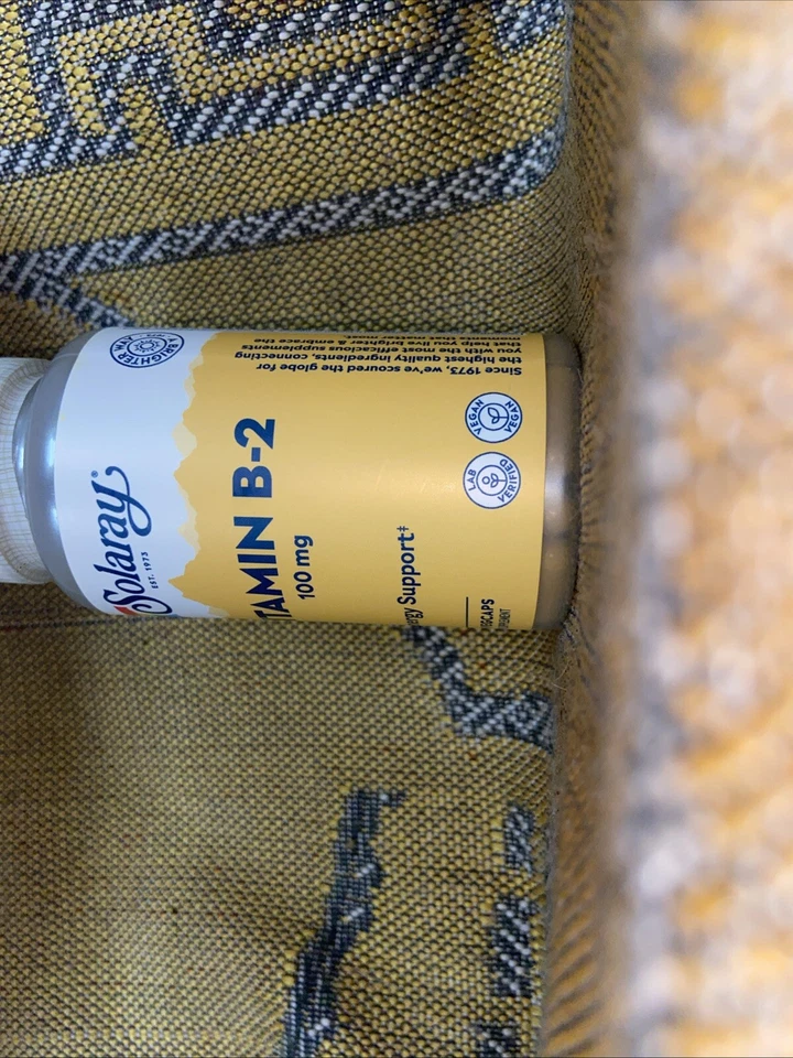 Vitamin B-2 100 mg 100 Caps By Solaray - Image 3 of 3