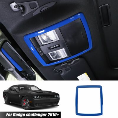 Carbon Fiber Roof Reading Light Trim Cover For 2010-2019 Dodge Challenger – Stick-On
