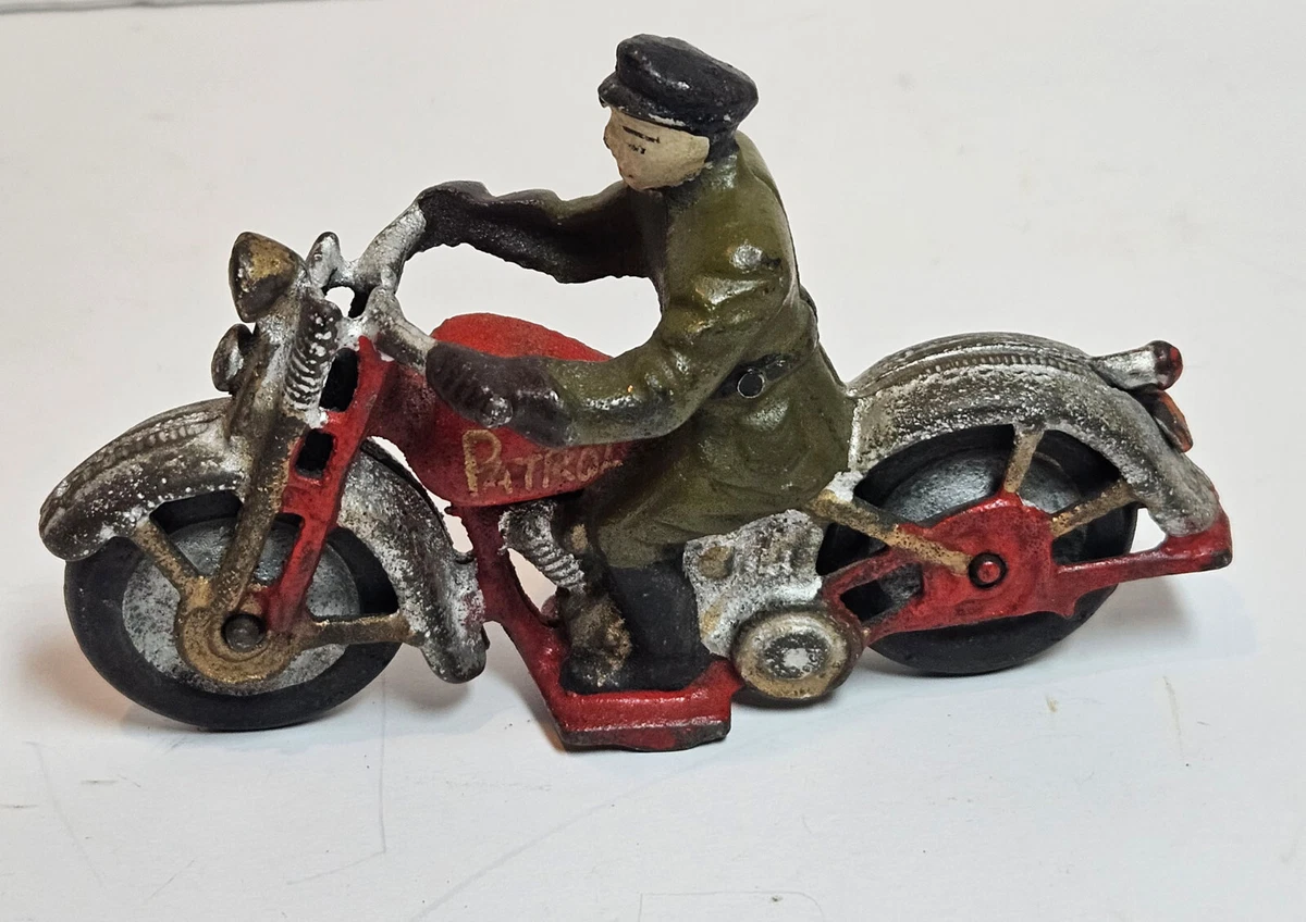 Vintage Cast Iron Motorcycle for sale - eBay