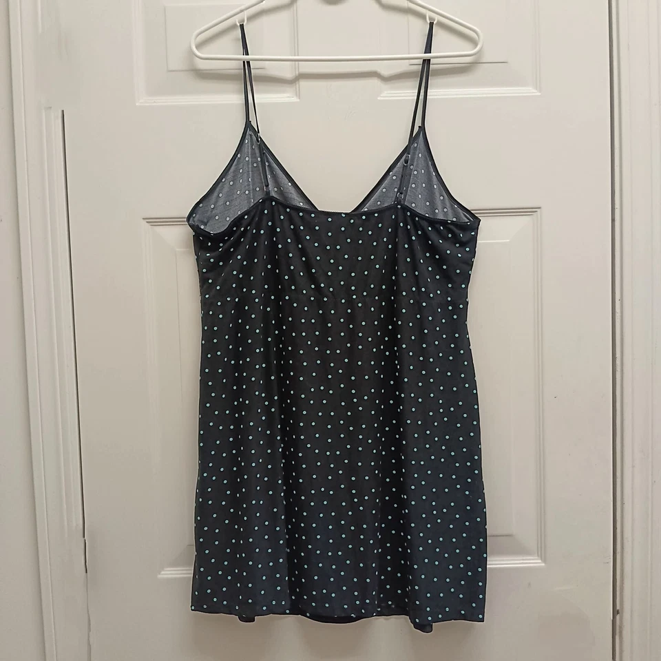 De Colección Babydoll Y2K Vestido Sin Mangas Terciopelo Capricho Polkadot Negro Grande Romántico Foto 2 de 4