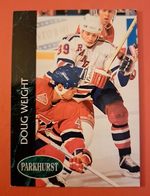 Doug Weight #115 New York Rangers Parkhurst 1993 Pro Set