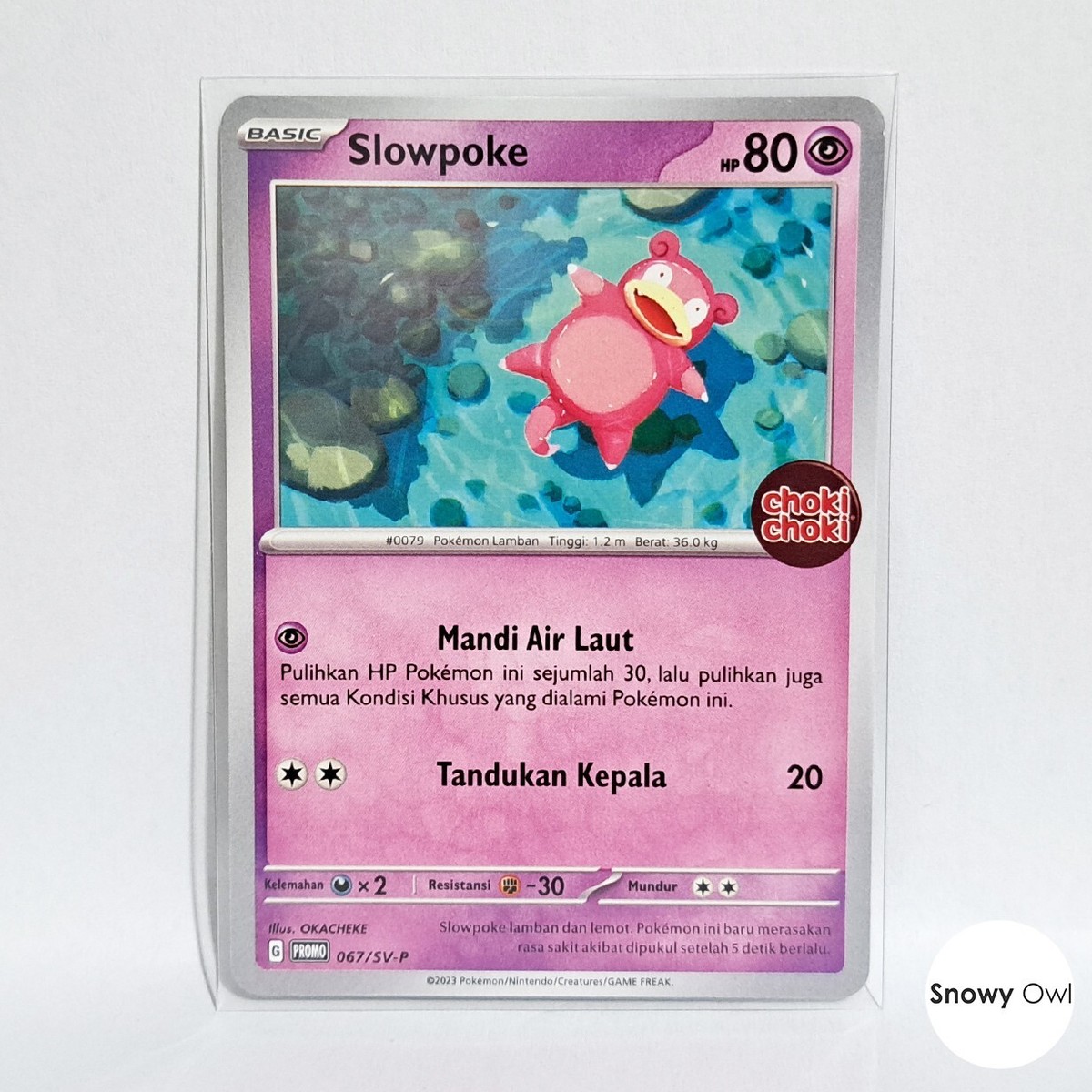 Slowpoke 067/SV-P Choki Choki Stamp Promo Pokemon TCG Card