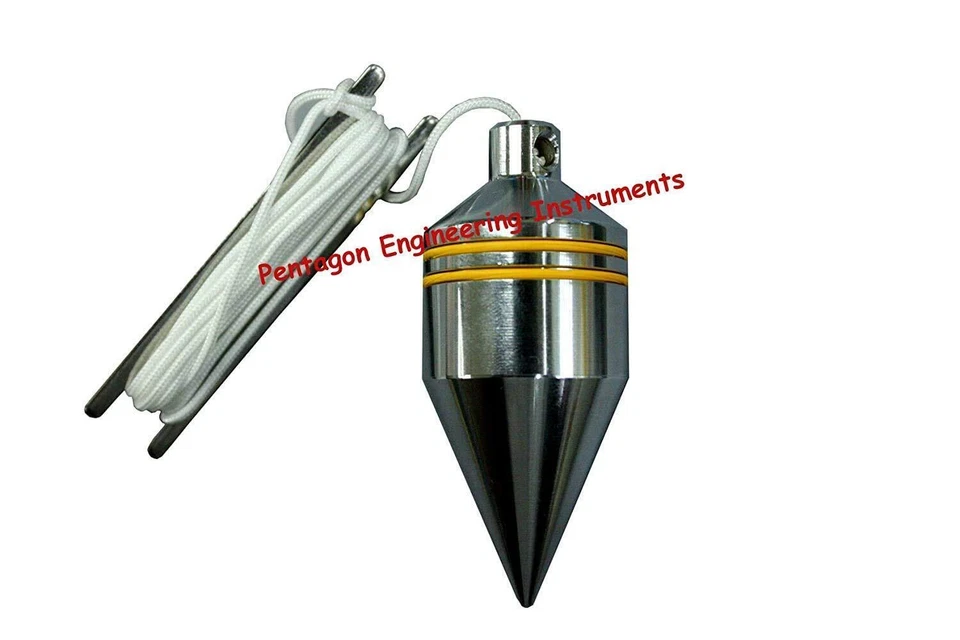 Plumb Bob Herramientas de Medición Largas Punta de Acero Suave Sólido 90X30 mm Plumb Bob 250 gm Foto 3 de 3