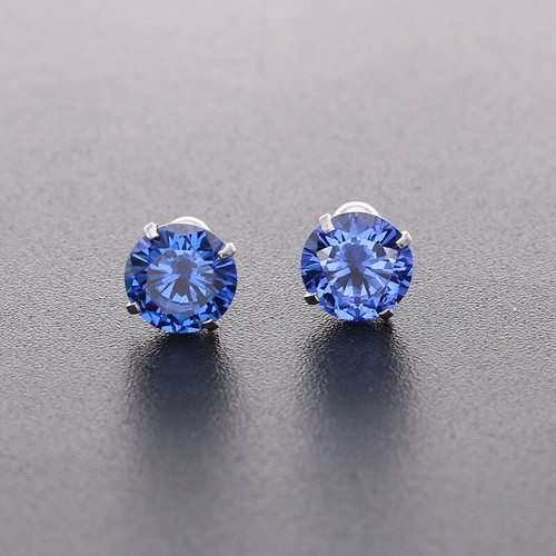925 sterling Silber Ohrstecker Zirkonia Ohrringe Frauen Herren Schmuck Neu 3-8mm - Bild 4 von 35
