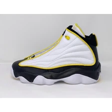 Air Jordan Pro Strong Yellow Black White Sneakers Size 7Y / 8.5W BNIB DC7911-107