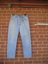 1990s Vintage LEVIS Men's Light Wash Faded Denim Jeans Measured 32 x 30 USA