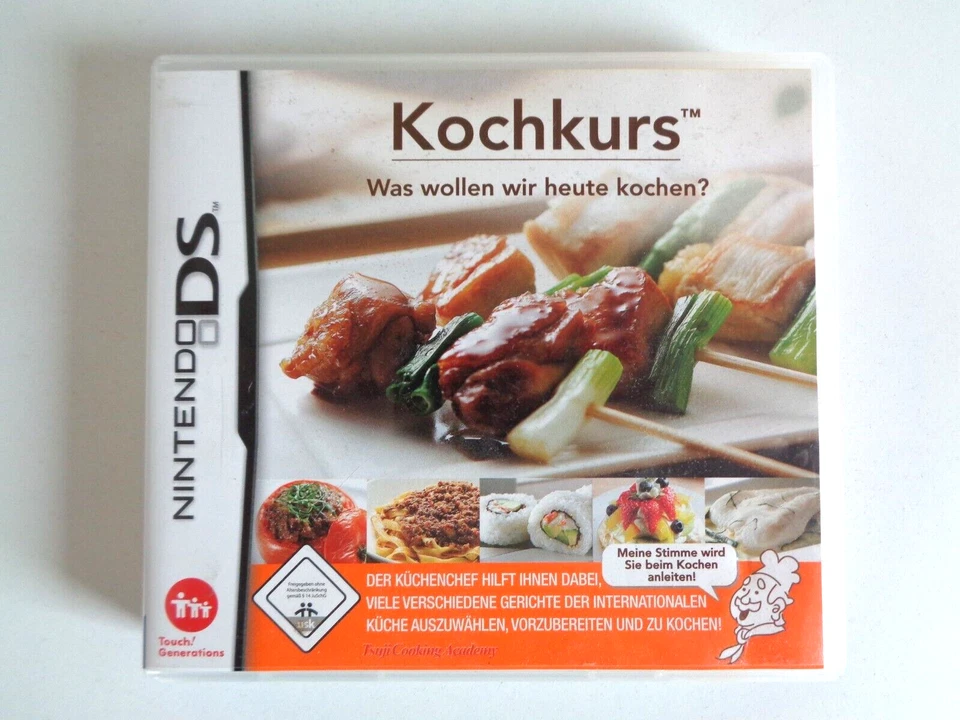 Nintendo DS Kochkurs in OVP mit Heften UNBENUTZT - Bild 2 von 4