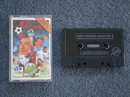 Amstrad CPC - 1st Division Manager (cassette)