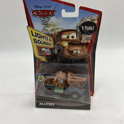 Cars 2 Lights And Sounds Tow Mater Truck Vehicle 1:55 Scale READ