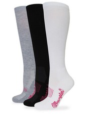 Wrangler Womens Western Cushion Sport Boot Socks 3 Pair Pack