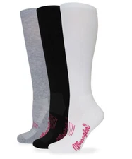 Wrangler Womens Western Cushion Sport Boot Socks 3 Pair Pack