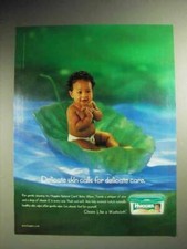 2001 Huggies Natural Care Baby Wipes Ad - Delicate