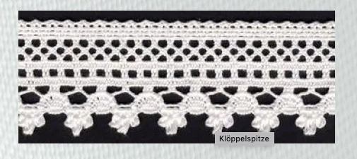 1M Blanco Tradicional Decorativo Canilla Encaje de Ganchillo 35mm Zweigart 100% - Imagen 1 de 1