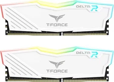 Teamgroup T Force Delta Rgb Ddr4 16Gb 3200Mhz Ram With Rgb Lighting White