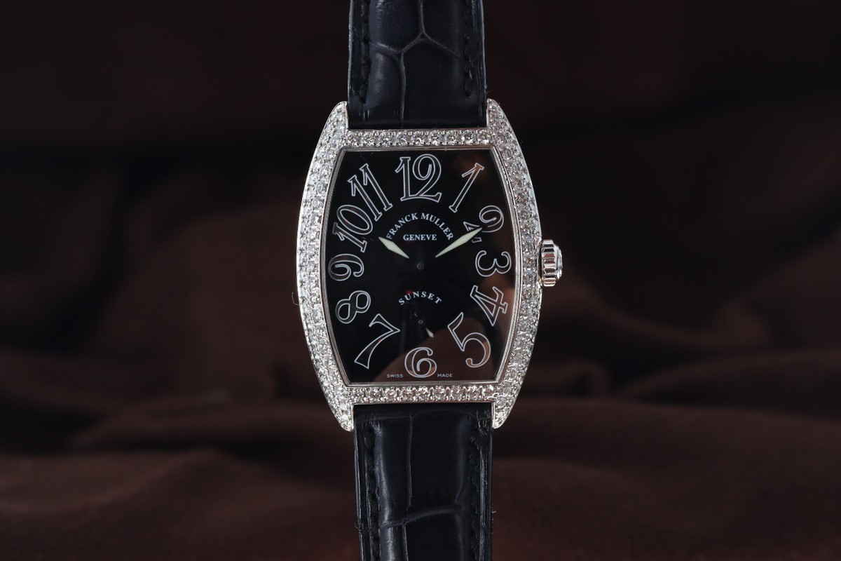 Franck Muller 7500 S6 D Cintree Curvex Sunset Diamonds