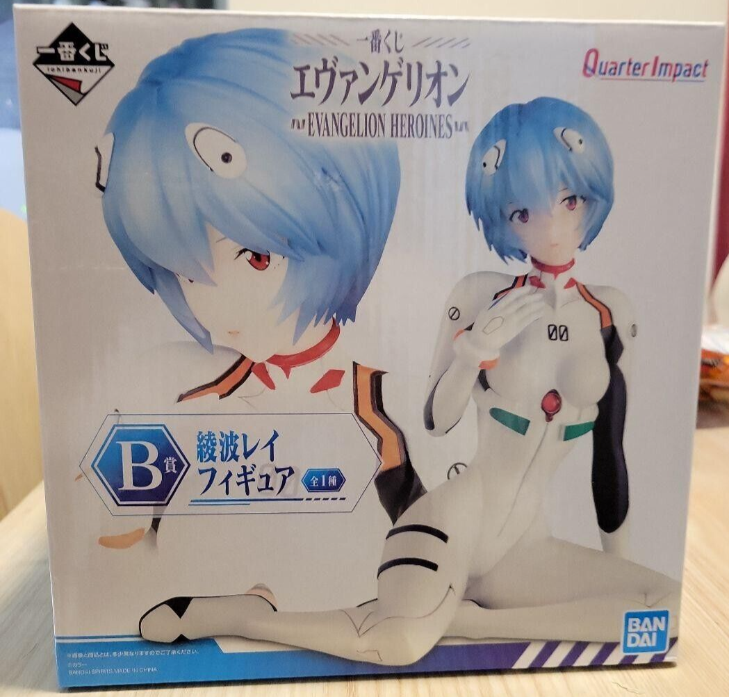 一番くじ EVANGELION HEROINES Quarter Impact Ichiban Kuji EVANGELION figure Prize B Rei Ayanami BANDAI JAPAN