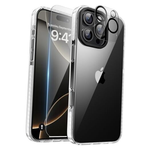 Neon Clear Case for iPhone 16 for iPhone 16 Pro (6.3inch) Clear/white Bumper