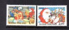 FINLAND MNH 1990 SG1238-1239 CHRISTMAS