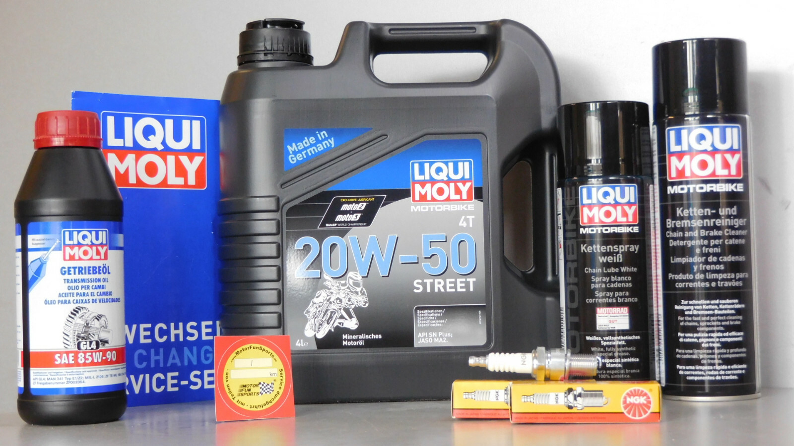 Maintenance Set Triumph Bonneville 650 T120 Inspection Spark Plug Oil Service