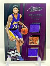 2016-17 Panini Absolute Trio Tools of the Trade Jersey # 14/149 Brandon Ingram