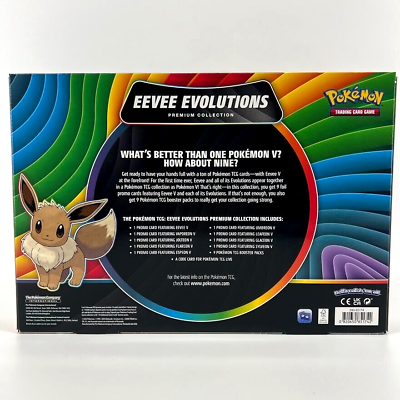 Pokemon TCG Eevee Evolutions Premium Collection Box w/ 9 Promo Cards  NEW/SEALED