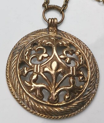 Kalevala koru necklace pendant Bronze Finland Nordic Finnish design crusades