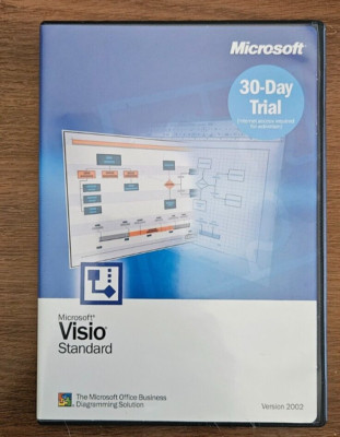 Microsoft Visio Standard Version 2002 30-Day Trial with Product Key