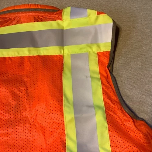 Seco Products Surveyor’s Vest Orange Yellow Size XL image 6