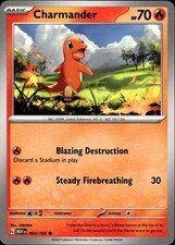 Charmander Common SV: Scarlatto e Viola 151 004/165 Carta Pokemon Fuoco