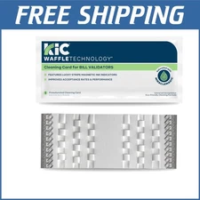 Professional Note Validator Cleaning Cards - 15 Count with Dual-Action Formula