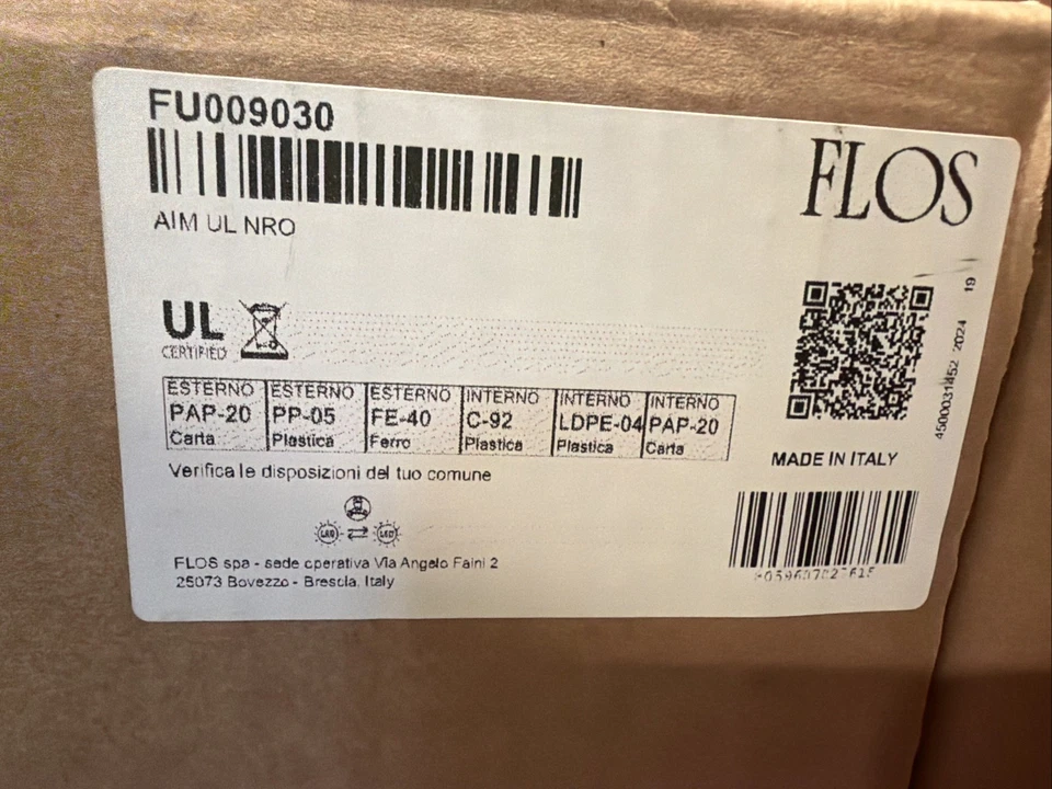 FLOS AIM LED PENDANT LIGHT FU009030 By Ronan and Erwan Bouroullec NEW MSRP $1180 - Image 3 of 4