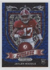 2021 Panini Prizm Draft Picks Crusade Blue Circles Prizm Jaylen Waddle #169 8em