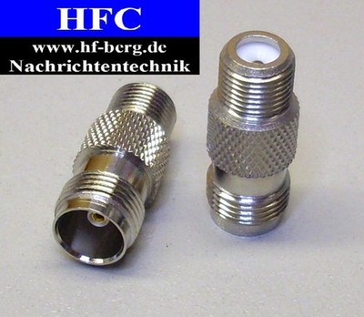 1 Stück TNC-Adapter, TNC-Buchse / F-Buchse (M3614)