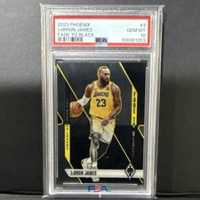 Panini Phoenix Fade to Black LeBron James #3 PSA 10 Los Angeles Lakers 2023