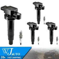 4x Ignition Coil And Iridium Spark Plug Kit For Toyota Yaris 2000-2019 Uf316