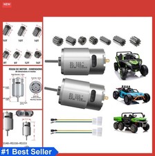 2PCS 24V RS555 12000 RPM Electric Drive Motor for Power Wheels Motor Upgrade,30V