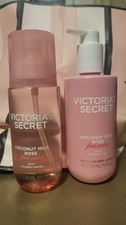 Victoria's Secret Coconut Milk Rose Hair Body Mist  Hydrat Body Lotion . 1F13