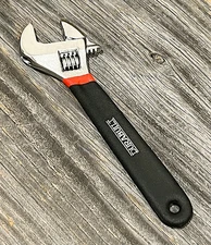 DURABUILT 8 Inch Adjustable Wrench Rubber Comfort Grip