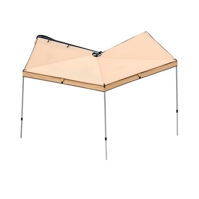 Quick-Deploy 270° Vehicle Awning, PU3000mm, UV50+, 280G Polyester, for Camping