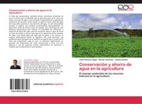 ConservacióN Y Ahorro De Agua En La Agricultura Juan Pacheco Seguí (U. A.) Buch
