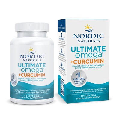 Nordic Naturals Omega Curcumin - Antioxidant & Anti-Inflammatory, 60 Ct