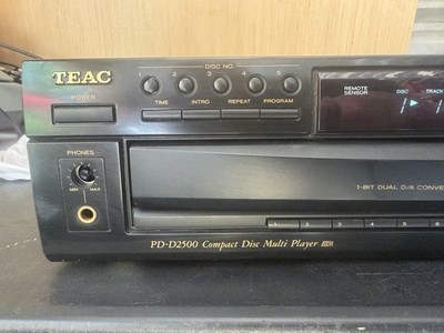Teac PD-D2500 Compact 5 Disc Carousel Changer CD Compact Disc Player
