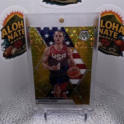 Panini 2019-20 Mosaic Stephen Curry USA Basketball #260 Serial #06/10
