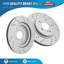 Rear Drilled Brake Rotors for Mercedes-Benz 2015 - 2020 GLA250 CLA250 B250 B250e